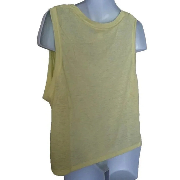 Athleta Women's Breezy Twist Tank yellow Size 3X - Picture 3 of 7